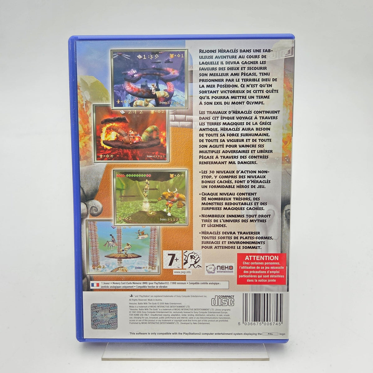 HERACLES BATTLE WITH THE GODS - PLAYSTATION 2 - Strike Games