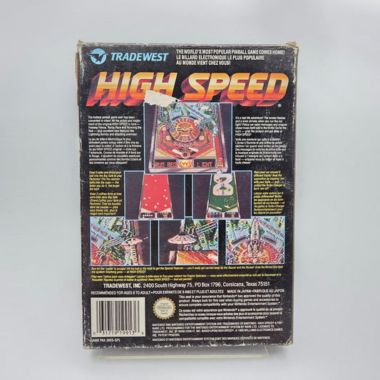 High Speed - Nintendo Entertainment System - Strike Games