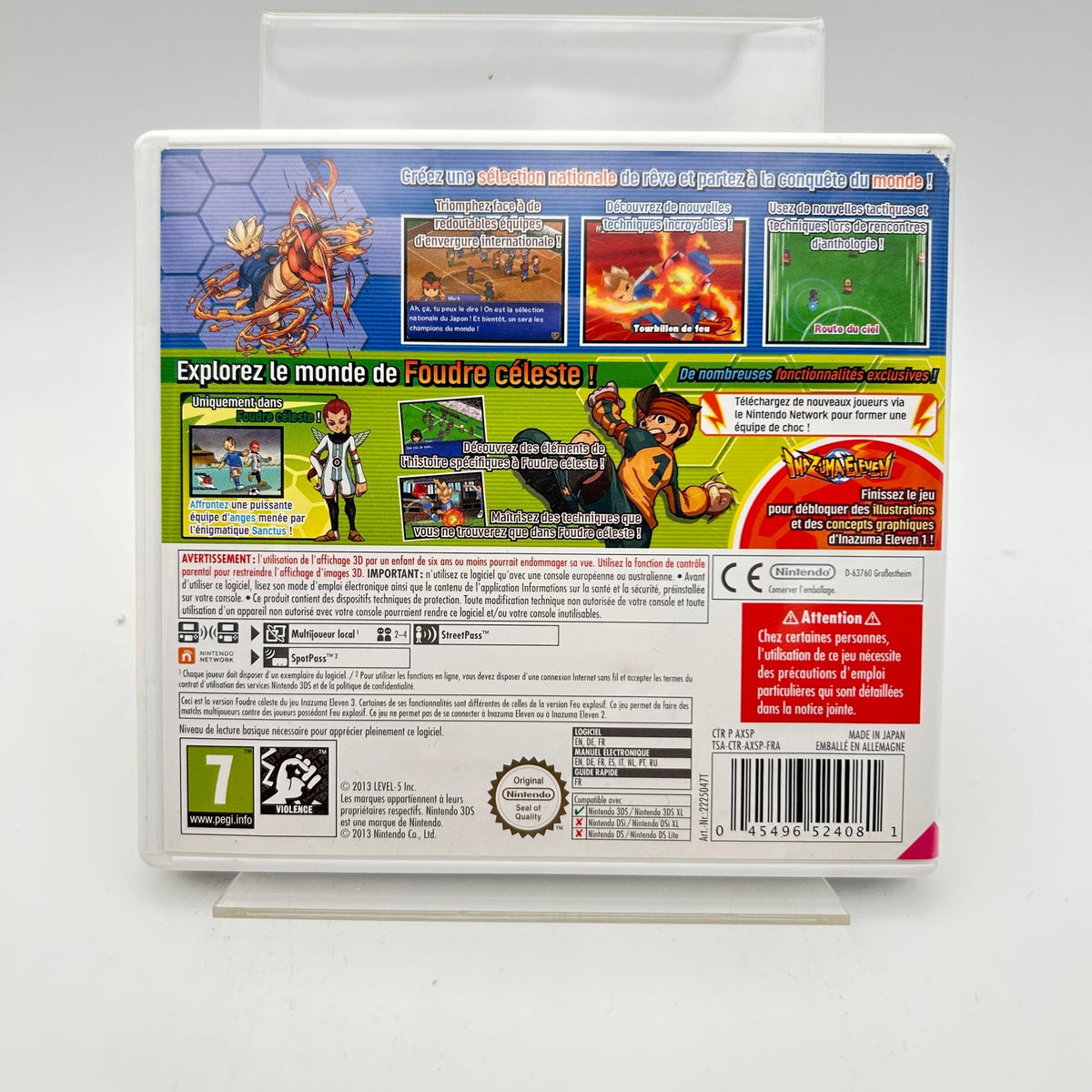 INAZUMA ELEVEN 3 FOUDRE CELESTE - 3DS - Strike Games
