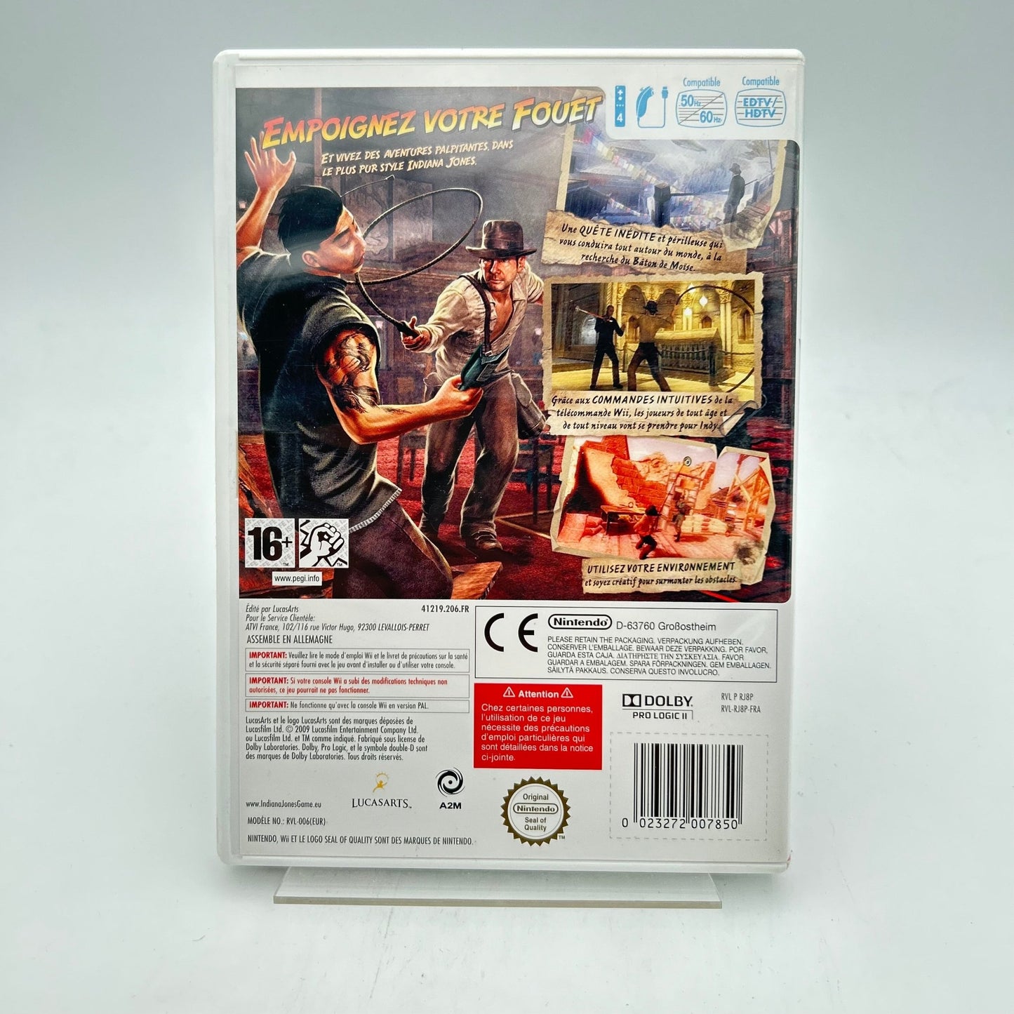 INDIANA JONES ET LE SCEPTRE DES ROIS - WII - Strike Games
