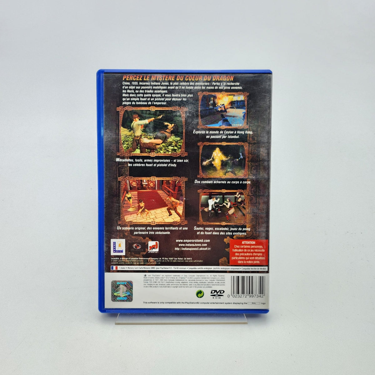 INDIANA JONES ET LE TOMBEAU DE L’EMPEREUR - PLAYSTATION 2 - Strike Games