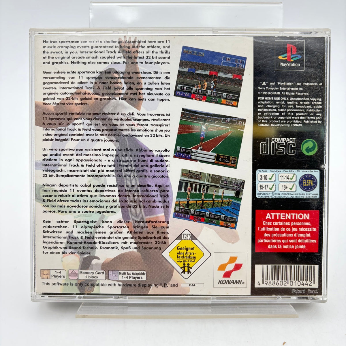 INTERNATIONAL TRACK & FIELD - PLAYSTATION 1 - Strike Games