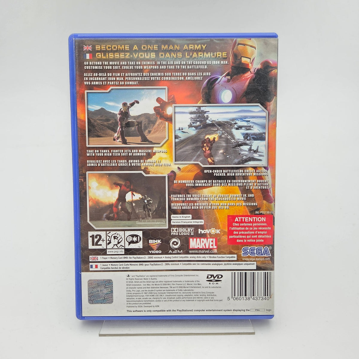 IRON MAN - PLAYSTATION 2 - Strike Games