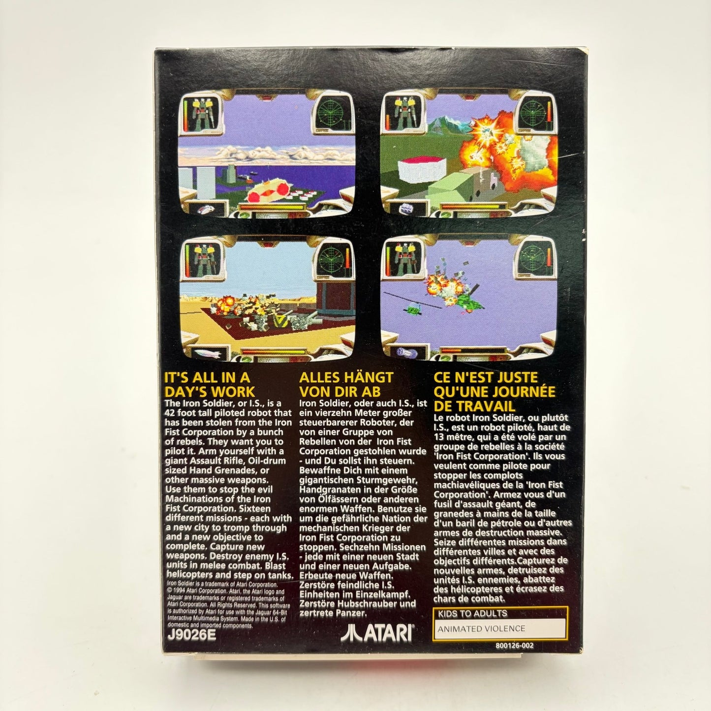 IRON SOLDIER - ATARI JAGUAR - Strike Games