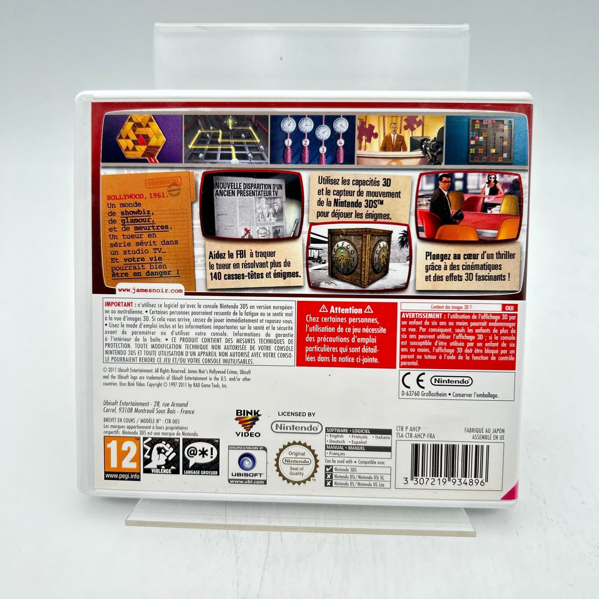JAMES NOIR’S HOLLYWOOD CRIMES 3D - NINTENDO 3DS - Strike Games