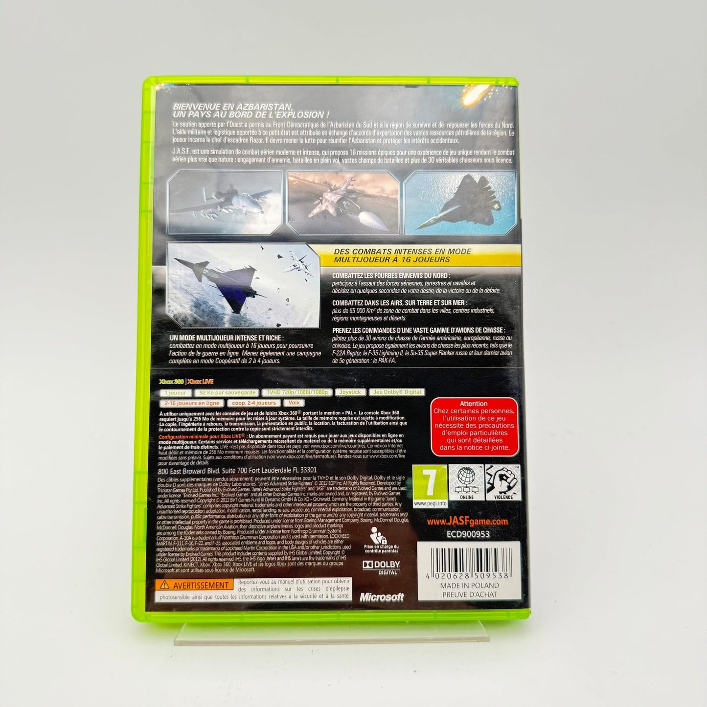 JASF JANES ADVANCED STRIKE FIGHTERS - XBOX 360 - Strike Games