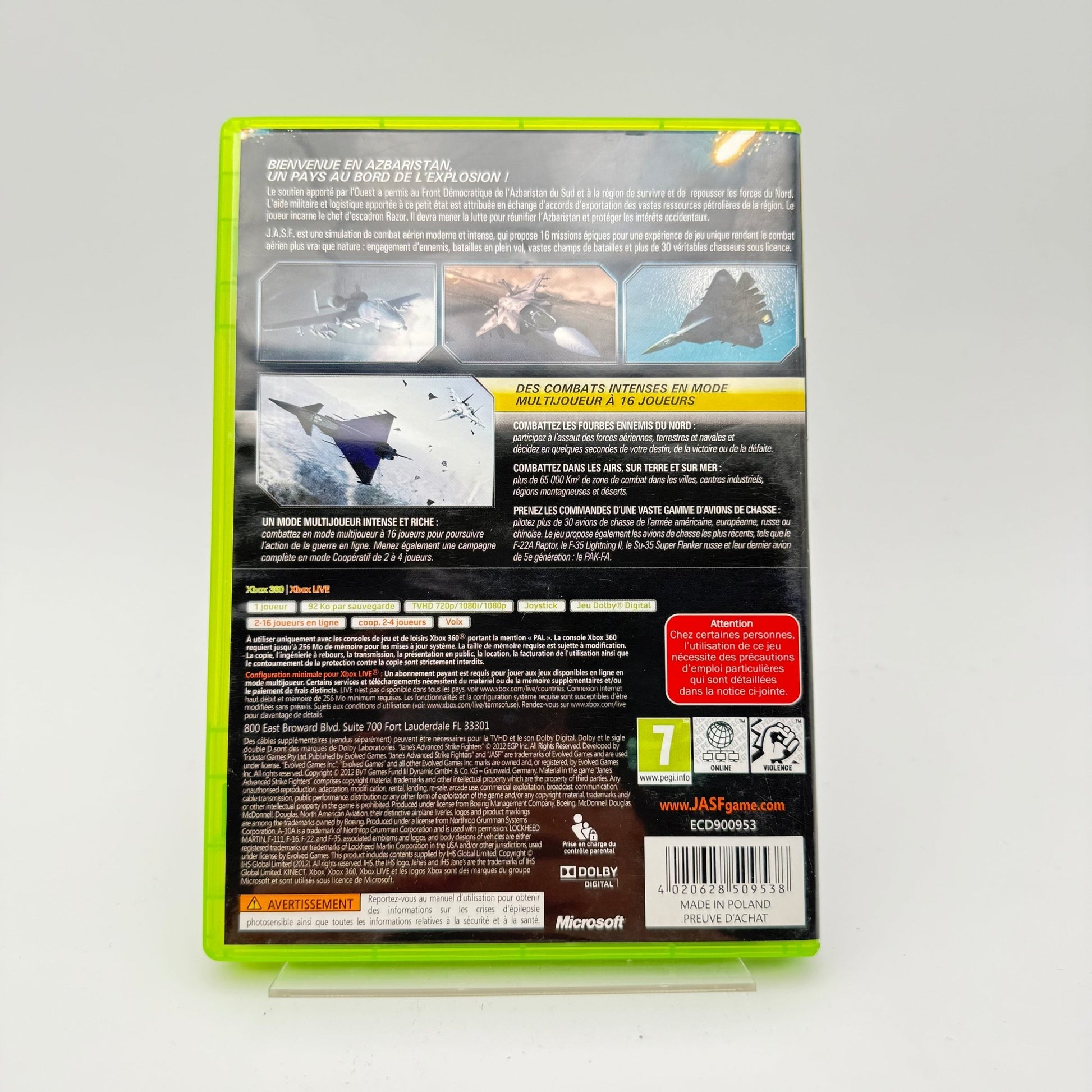 JASF JANES ADVANCED STRIKE FIGHTERS - XBOX 360 - Strike Games