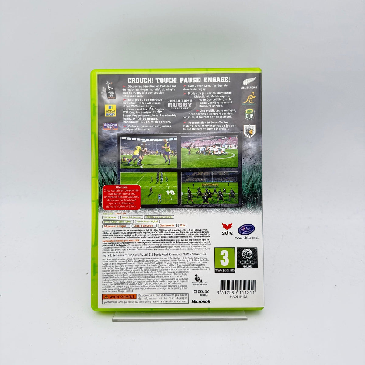 JONAH LOMU RUGBY CHALLENGE - XBOX 360 - Strike Games
