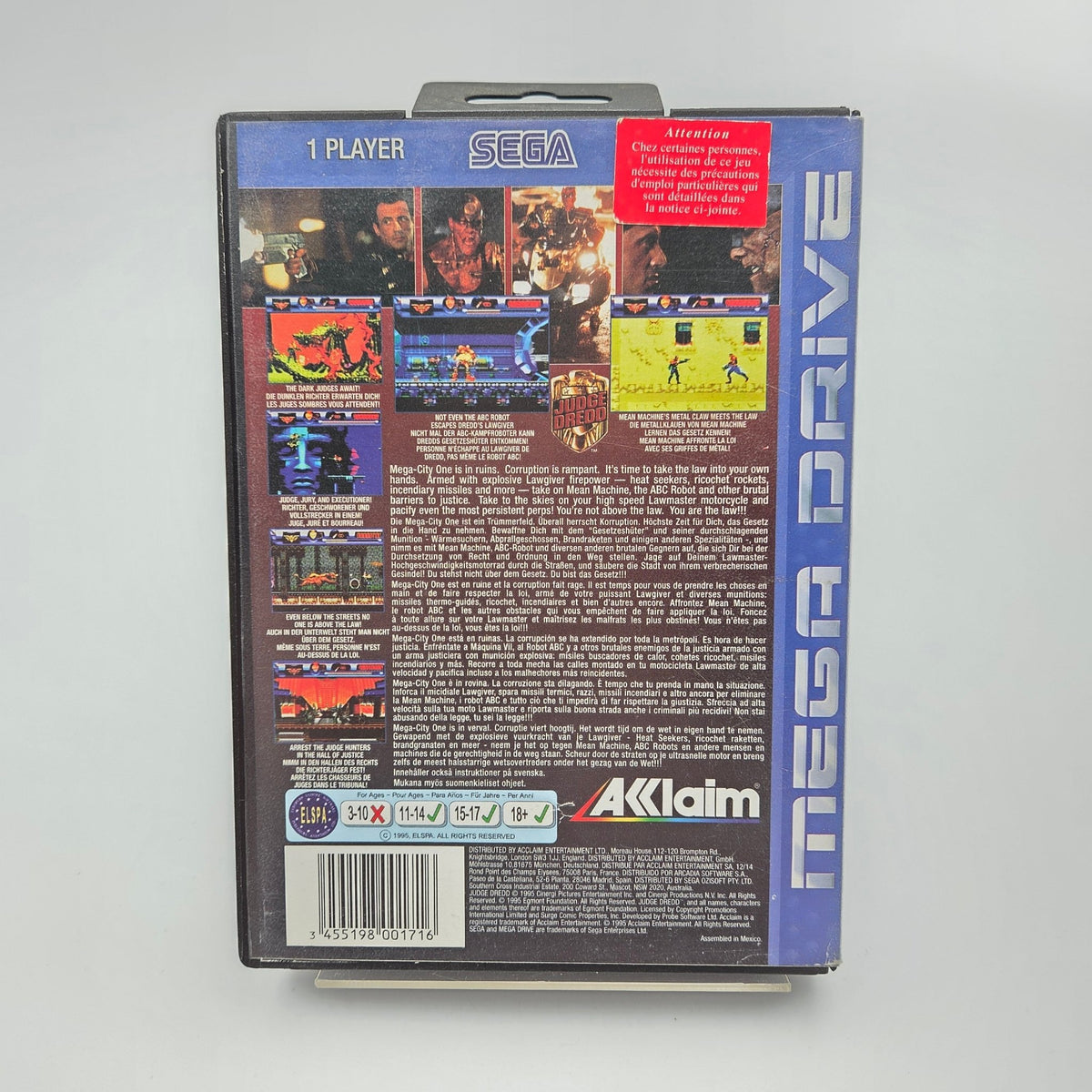 Judge Dredd - Mega Drive - Strike Games