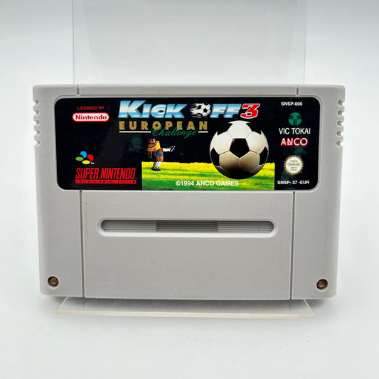 KICK OFF 3 EUROPEAN CHALLENGE - SUPER NINTENDO - Strike Games