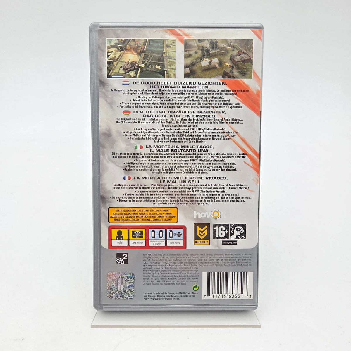 Killzone Liberation - Playstation Portable - Strike Games