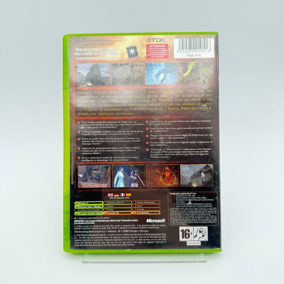 KNIGHTS OF THE TEMPLE - XBOX - Strike Games