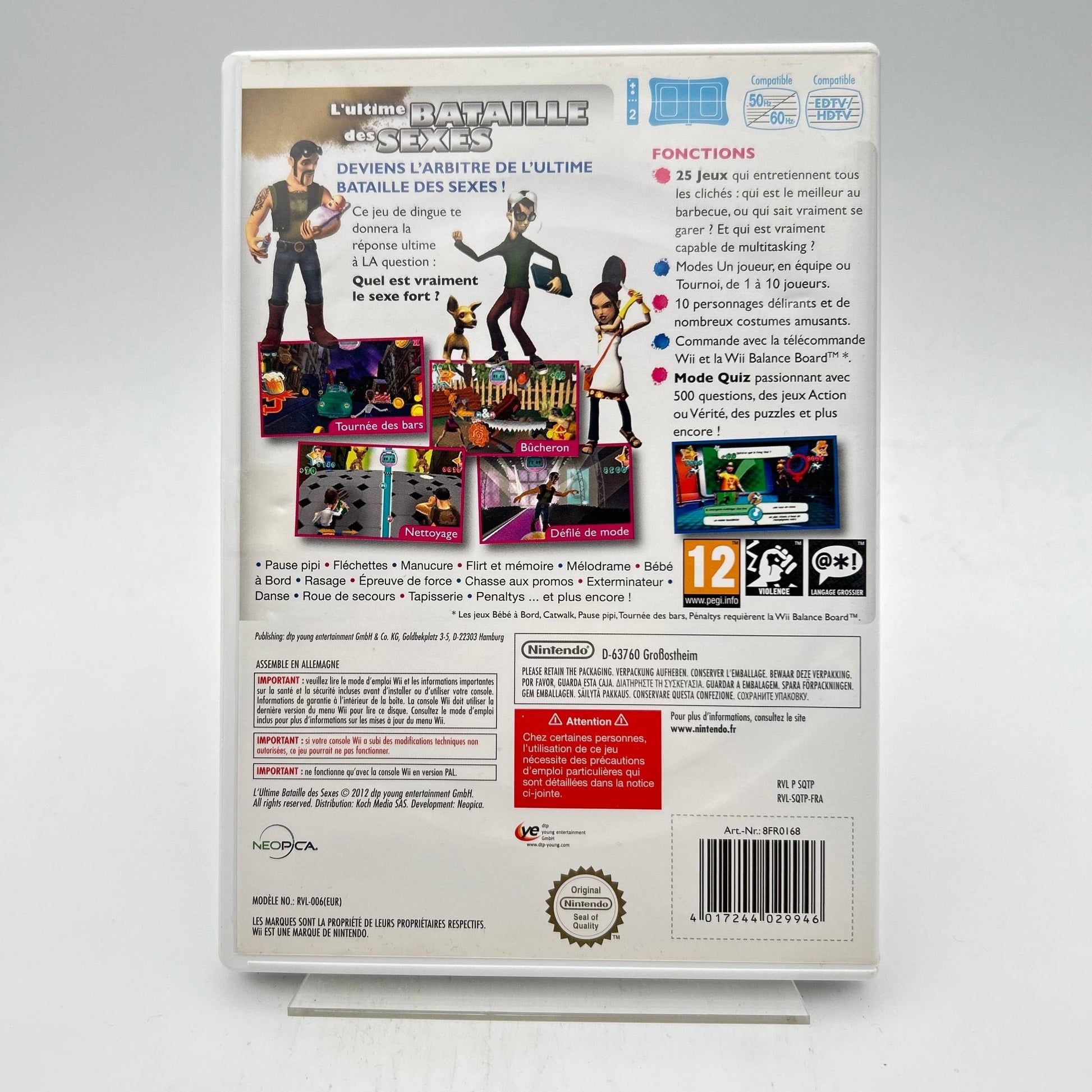 LA BATAILLE DES SEXES - WII - Strike Games