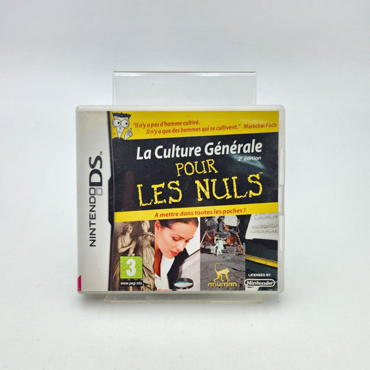 LA CULTURE GÉNÉRALE POUR LES NULS - NINTENDO DS - Strike Games