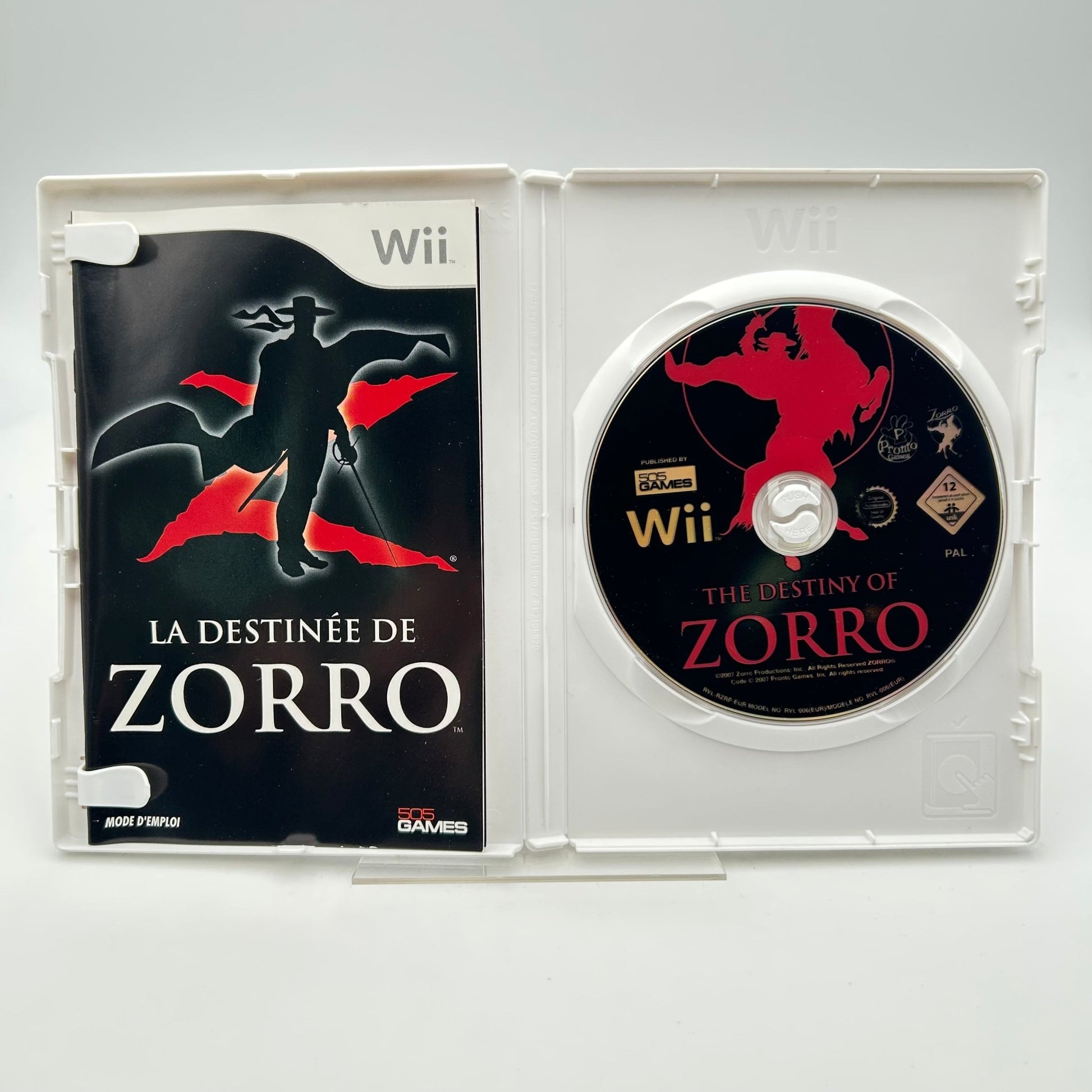 LA DESTINEE DE ZORRO - WII - Strike Games