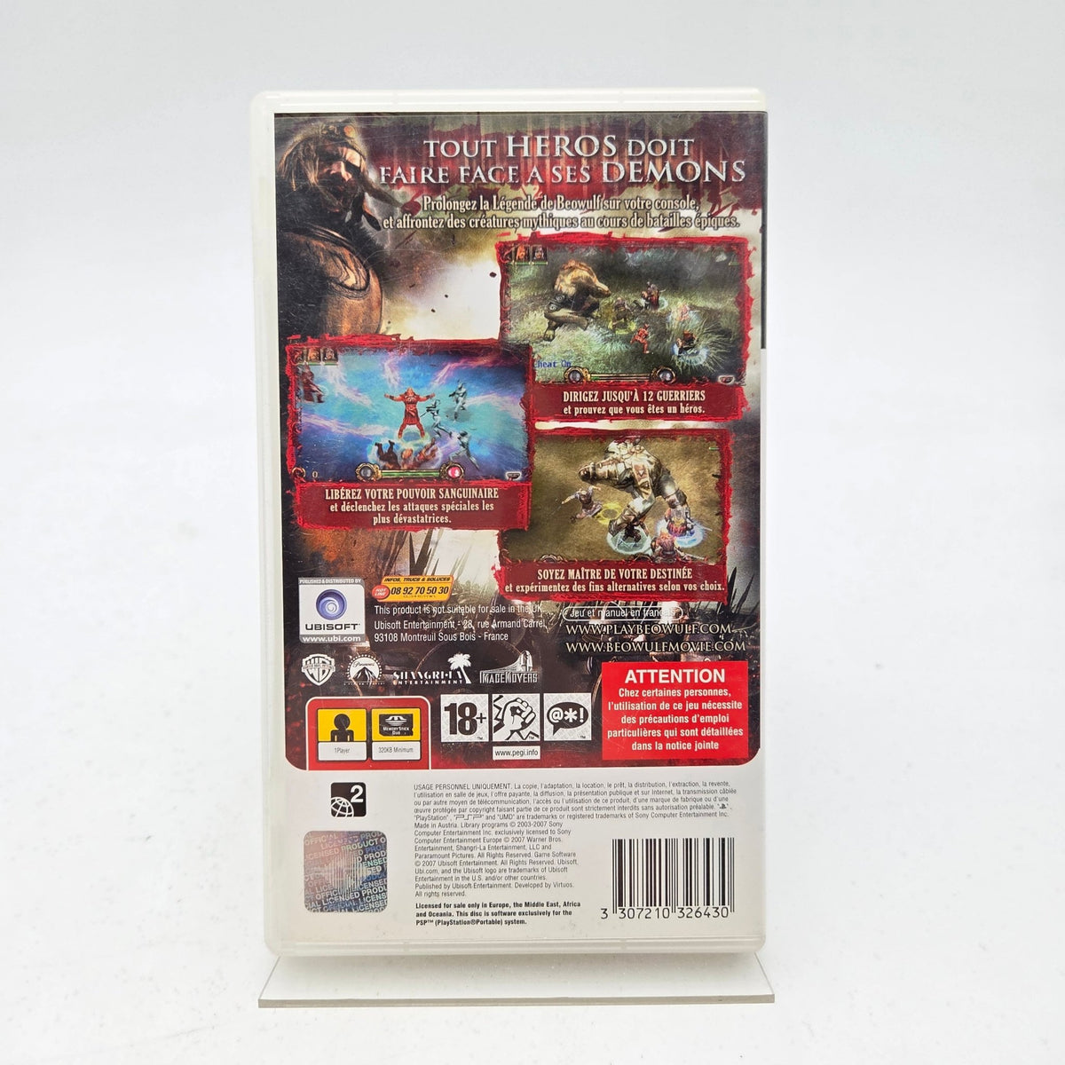 LA LEGENDE DE BEOWULF LE JEU - PLAYSTATION PORTABLE - Strike Games