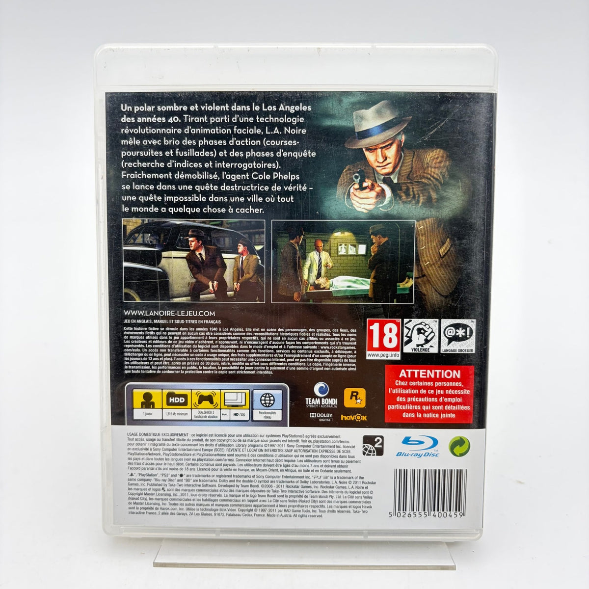 L.A. NOIRE - PLAYSTATION 3 - Strike Games