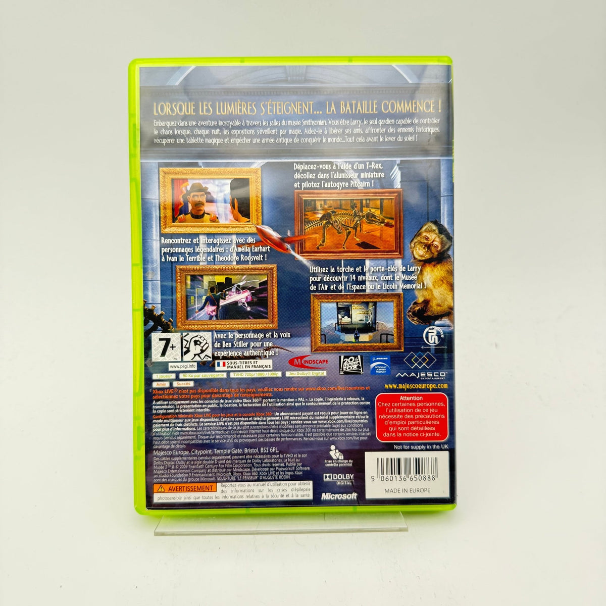 LA NUIT AU MUSÉE 2 - XBOX 360 - Strike Games