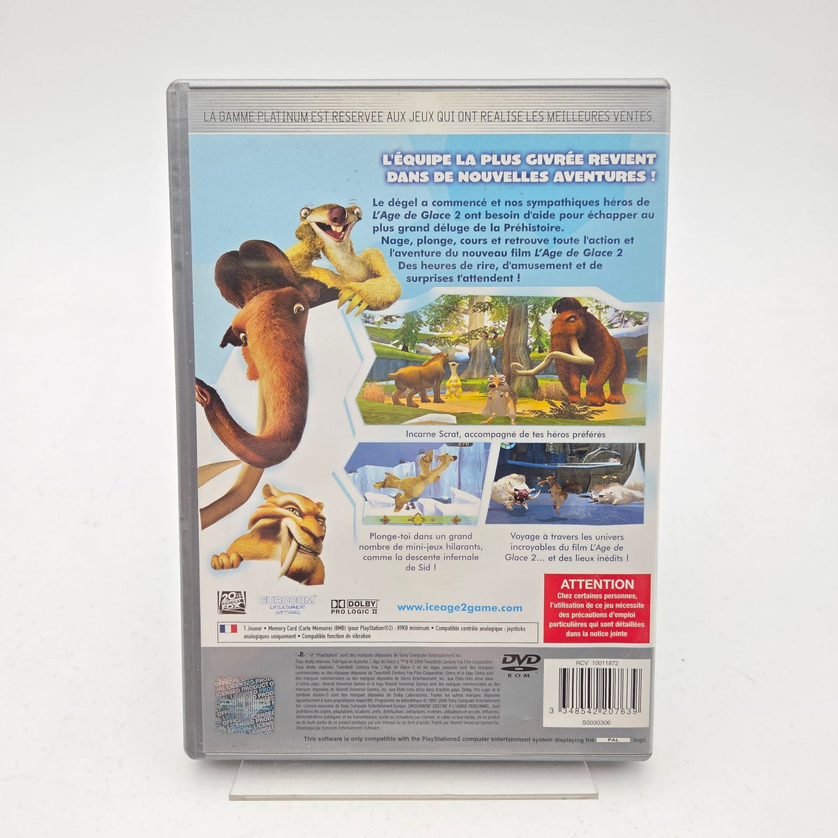 L'AGE DE GLACE 2 - PLAYSTATION 2 - Strike Games