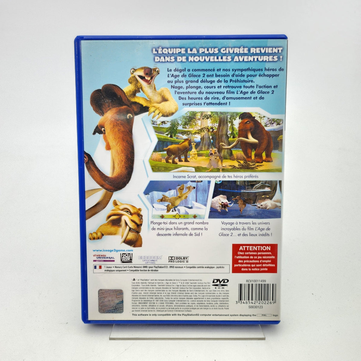 L'AGE DE GLACE 2 - PLAYSTATION 2 - Strike Games
