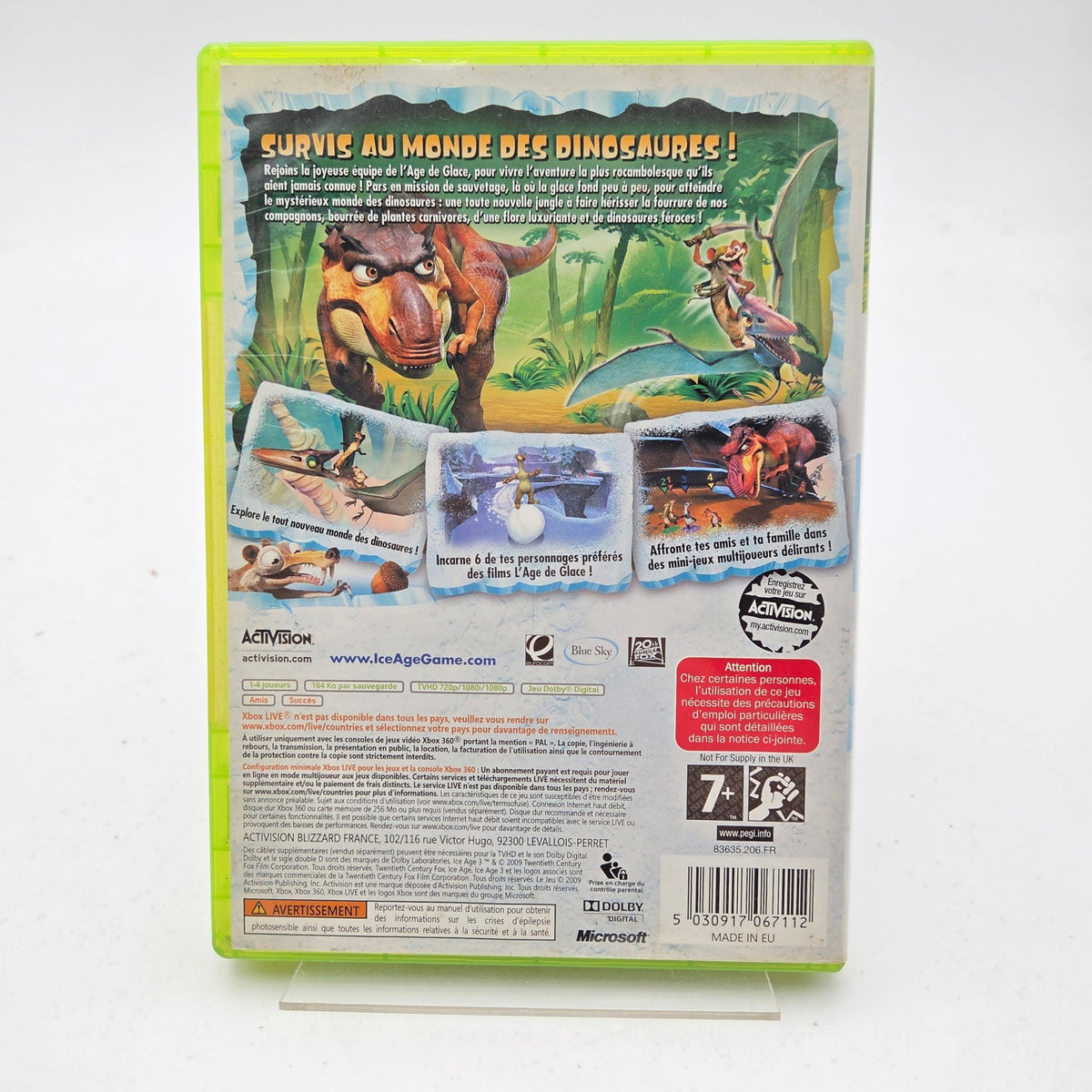L’ÂGE DE GLACE 3 - XBOX 360 - Strike Games