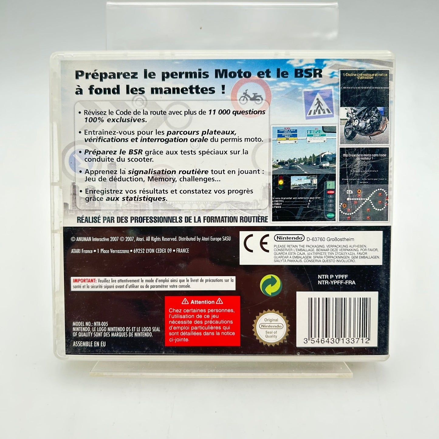 LE CODE DE LA ROUTE MOTO ET BSR - NINTENDO DS - Strike Games