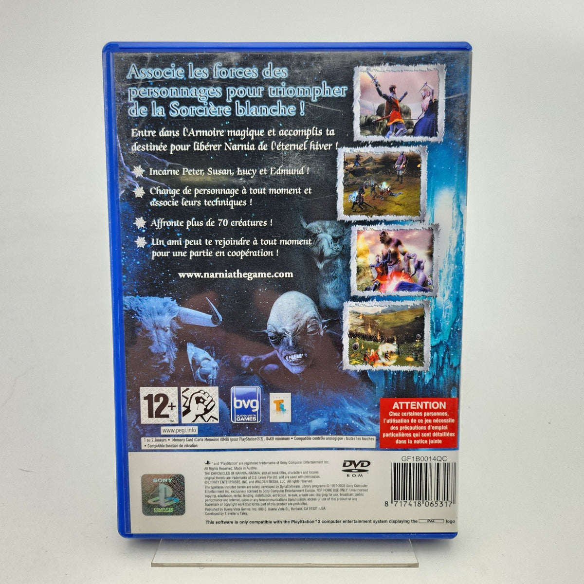 LE MONDE DE NARNIA CHAPITRE 1 - PLAYSTATION 2 - Strike Games