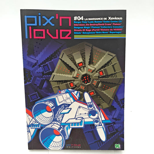 LE MOOK PIX'N LOVE 04 LA NAISSANCE DE XEVIOUS - MAGAZINE JEUX VIDEO - Strike Games