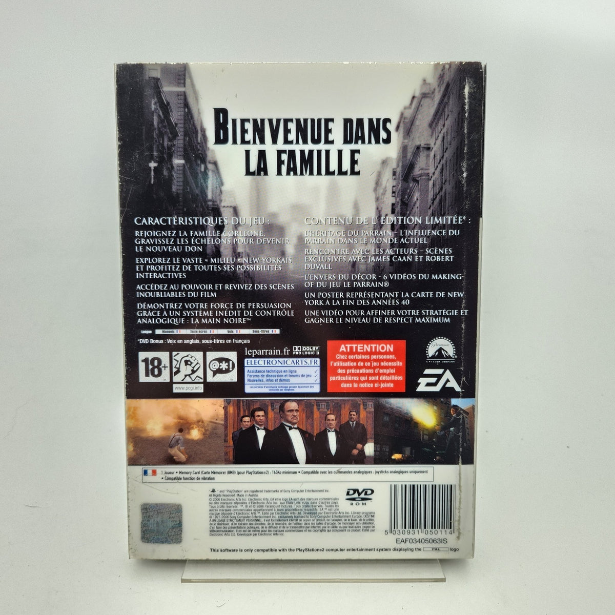 LE PARRAIN STEELBOOK - PLAYSTATION 2 - Strike Games