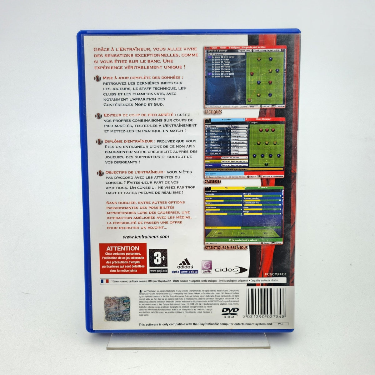 L'ENTRAINEUR 2007 - PLAYSTATION 2 - Strike Games