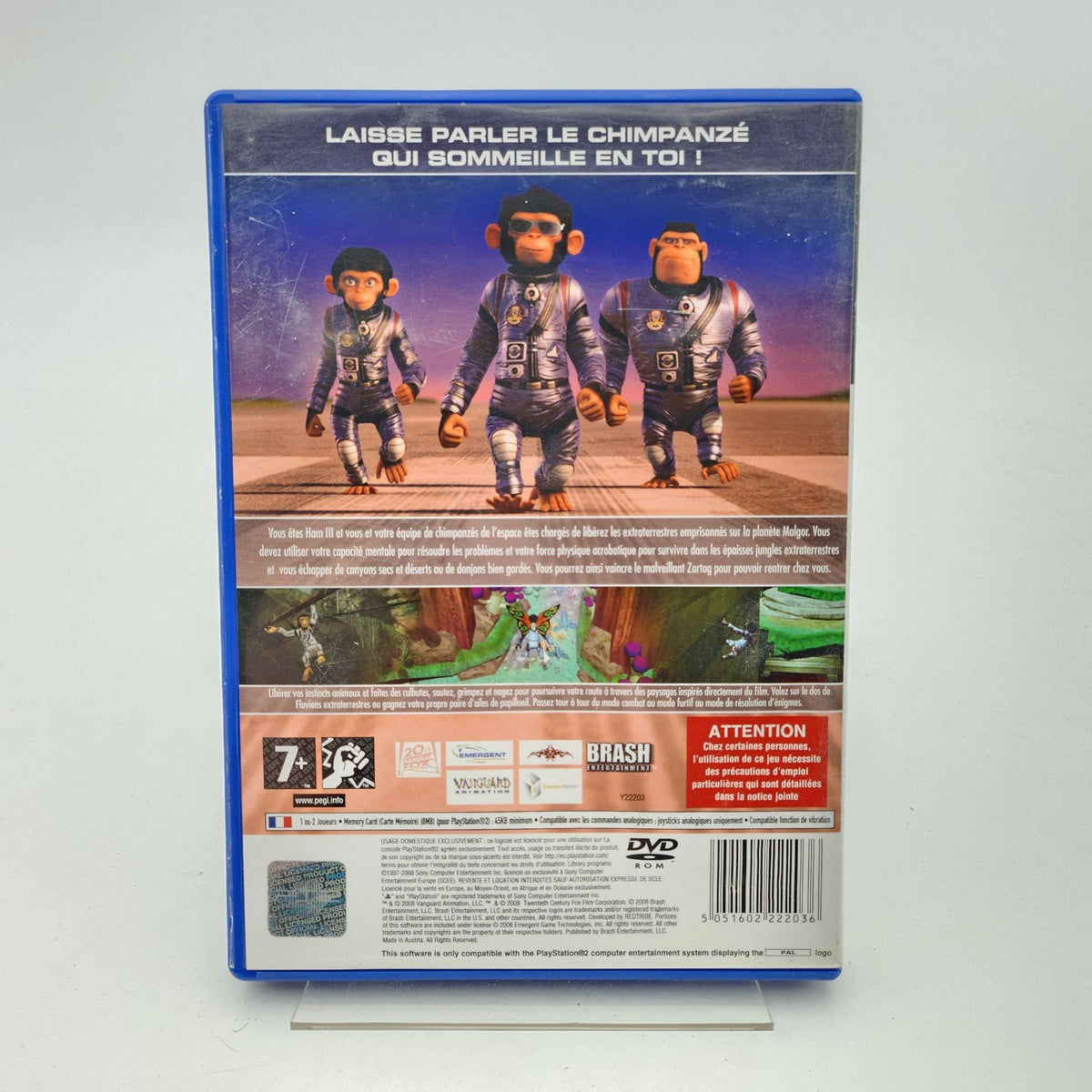 LES CHIMPANZES DE L'ESPACE - PLAYSTATION 2 - Strike Games