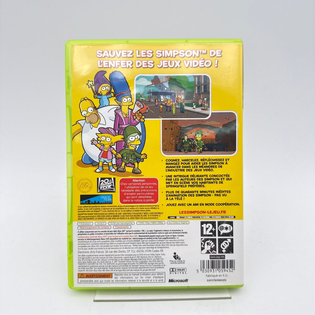 LES SIMPSON LE JEU - XBOX 360 - Strike Games