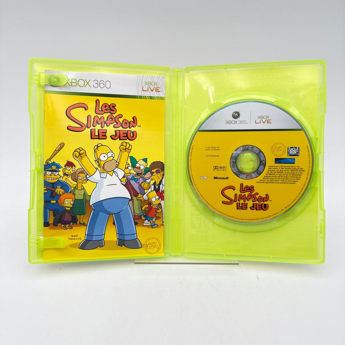 LES SIMPSON LE JEU - XBOX 360 - Strike Games