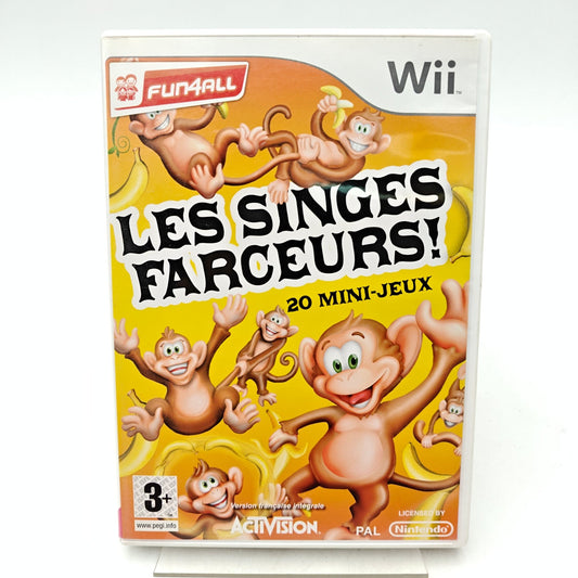 LES SINGES FARCEURS : 20 MINI-JEUX - NINTENDO WII - Strike Games