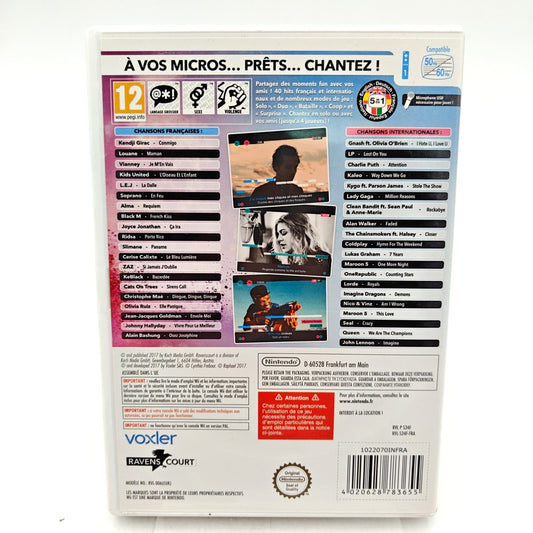 LET'S SING 2018 : HITS FRANÇAIS ET INTERNATIONAUX - NINTENDO WII - Strike Games