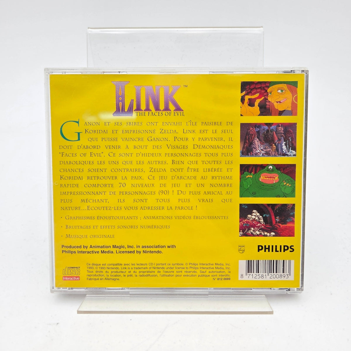 LINK THE FACES OF EVIL - PHILIPS CDI - Strike Games