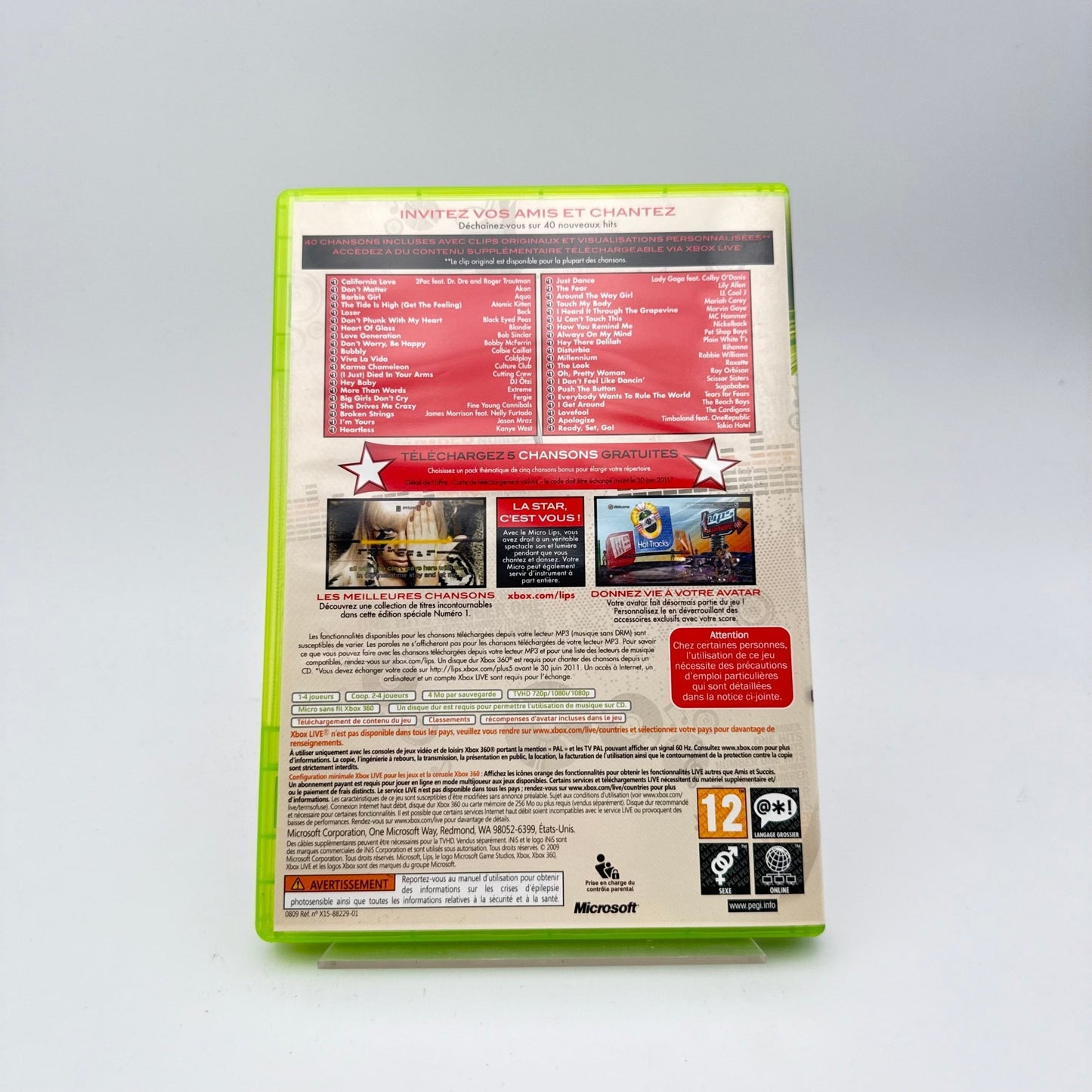 LIPS NUMBER ONE HITS - XBOX 360 - Strike Games