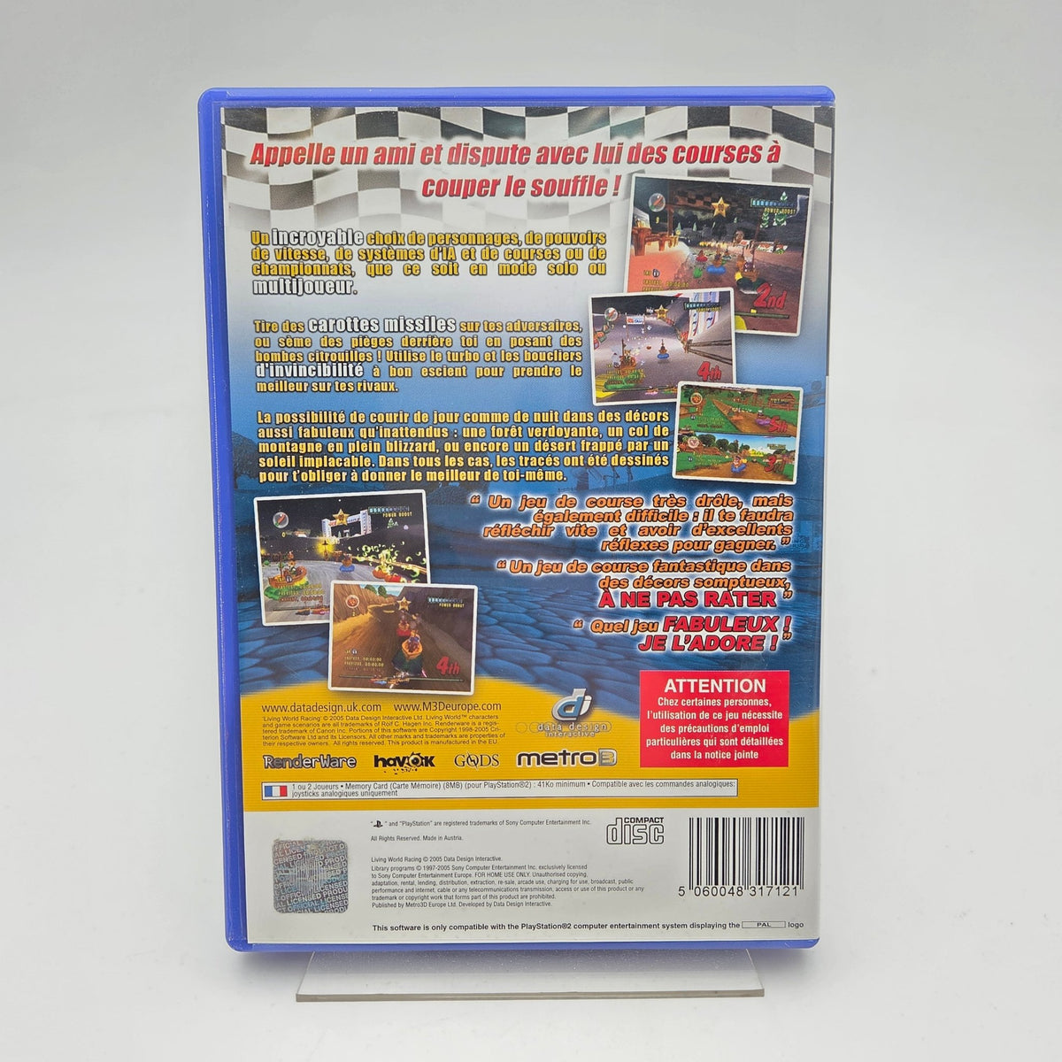 LIVING WORLD RACING - PLAYSTATION 2 - Strike Games