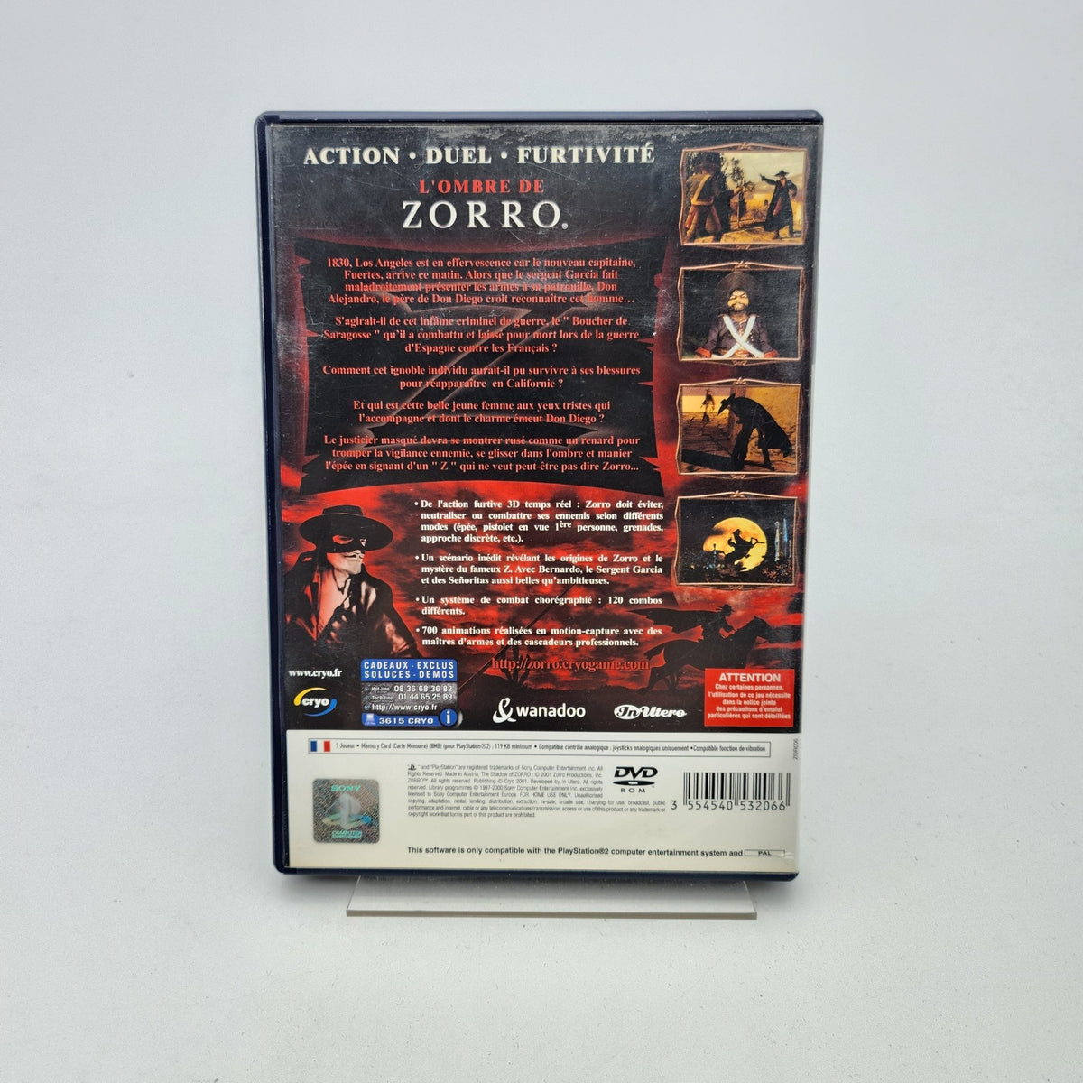 L'OMBRE DE ZORRO - PLAYSTATION 2 - Strike Games