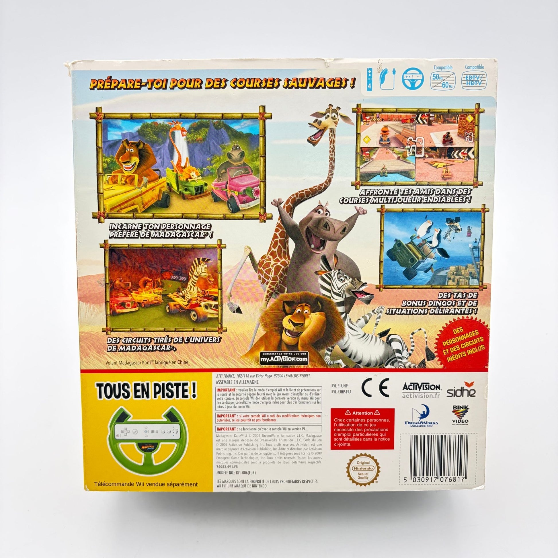 MADAGASCAR KARTZ VOLANT BUNDLE - WII - Strike Games