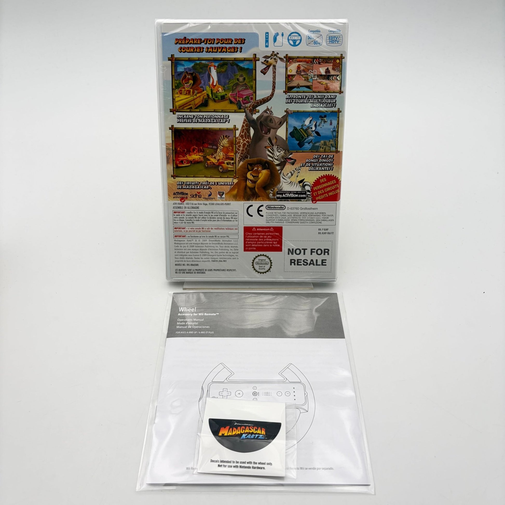 MADAGASCAR KARTZ VOLANT BUNDLE - WII - Strike Games