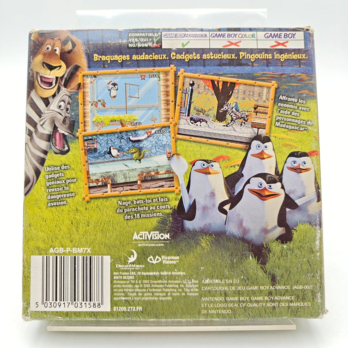 MADAGASCAR : OPÉRATION PINGOUINS - GAMEBOY ADVANCE - Strike Games