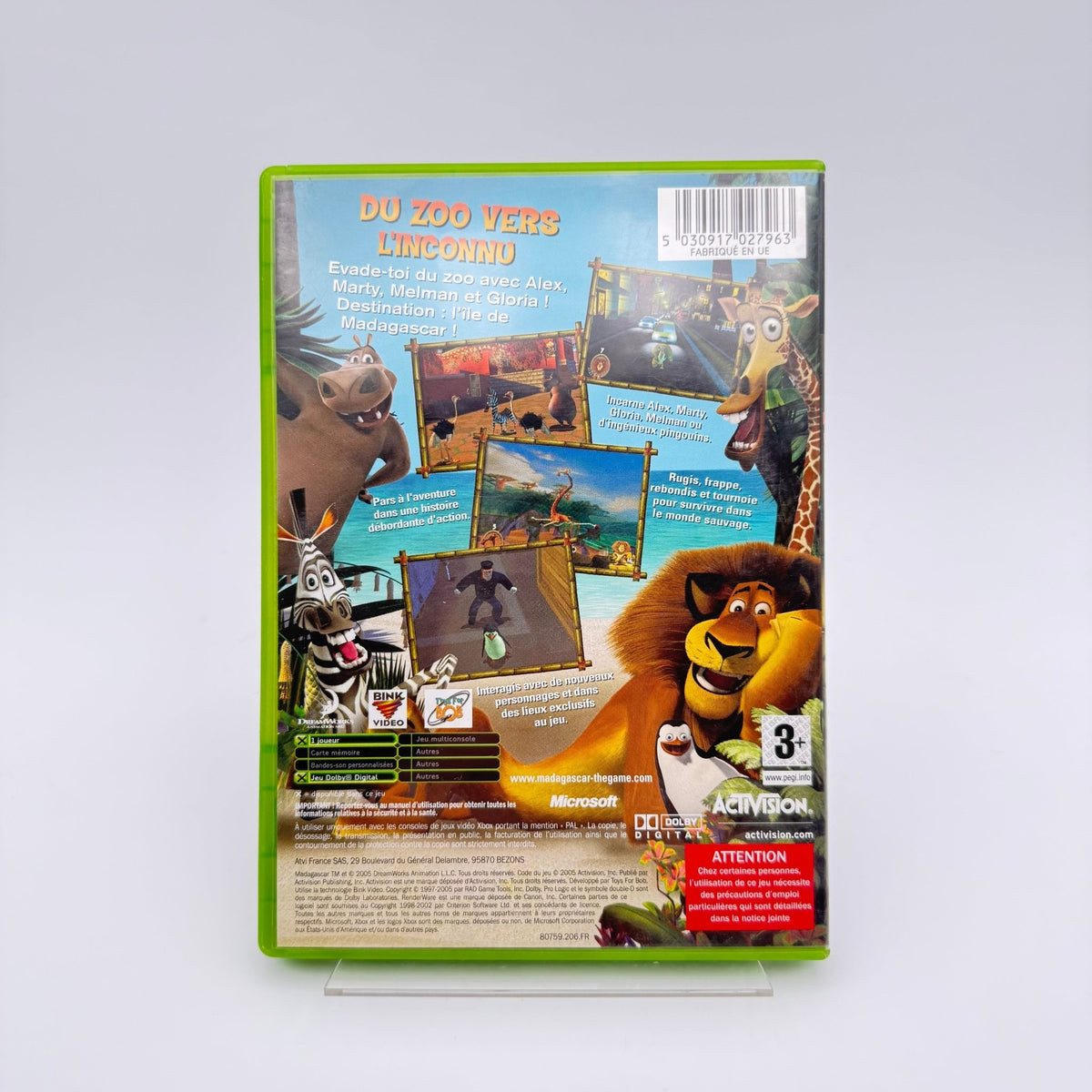 MADAGASCAR - XBOX - Strike Games