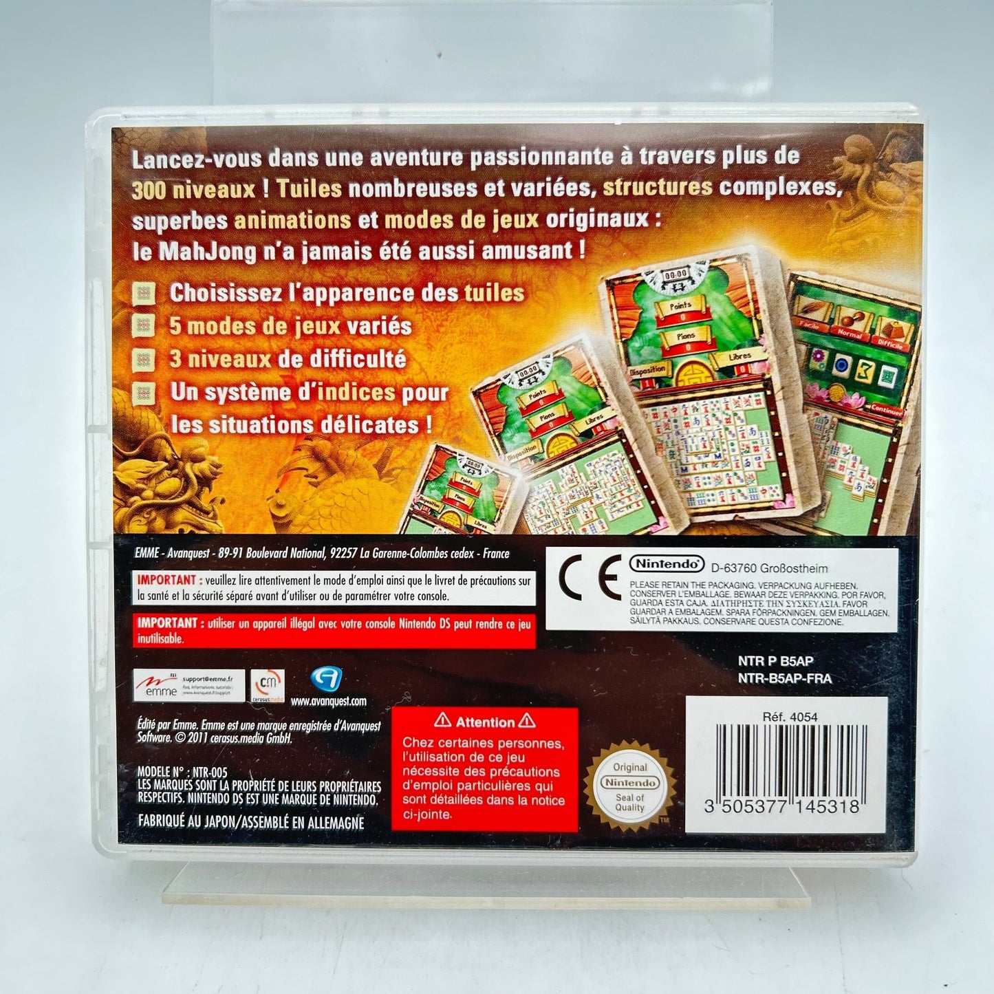 MAHJONG 300 - NINTENDO DS - Strike Games