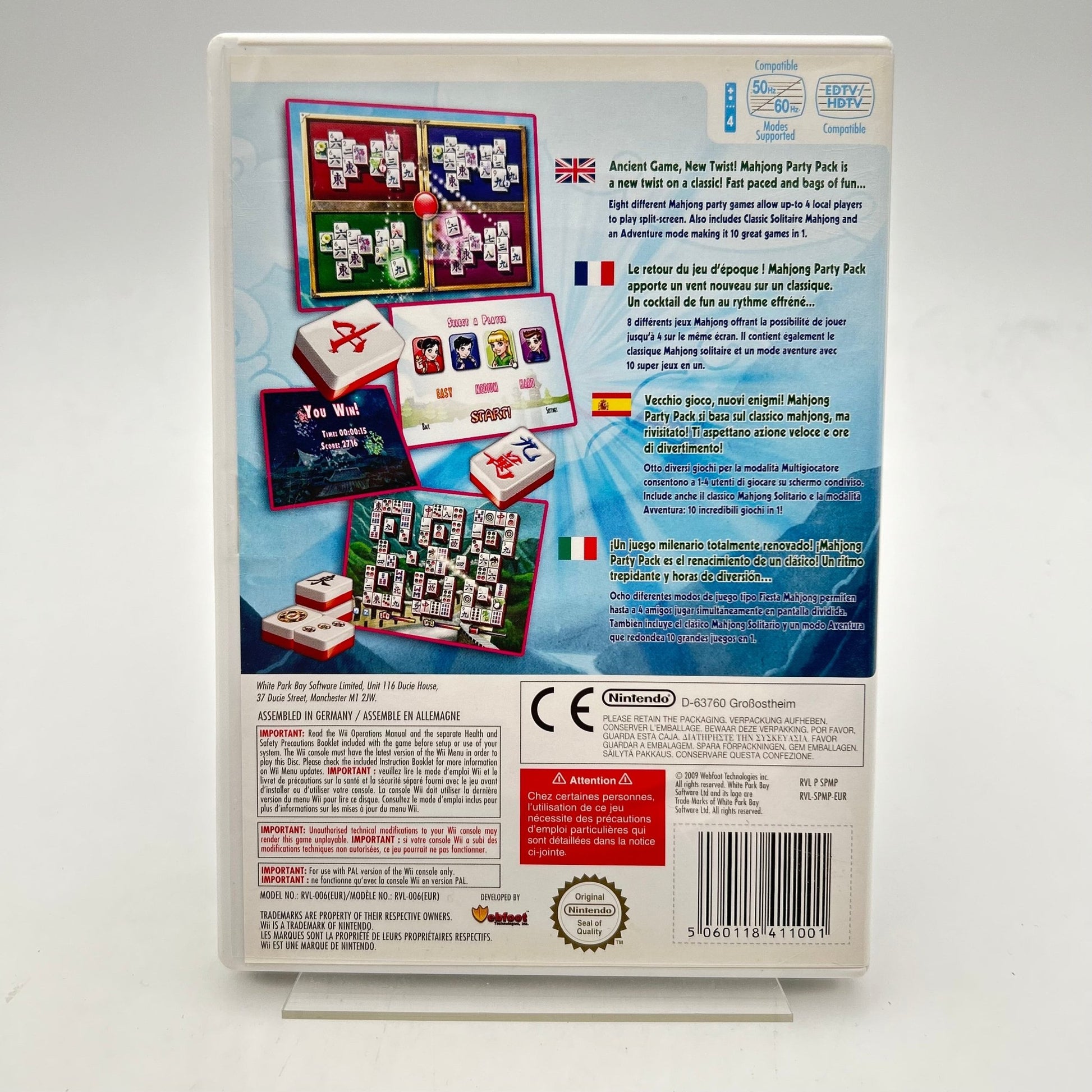 MAHJONG PARTY PACK - WII - Strike Games