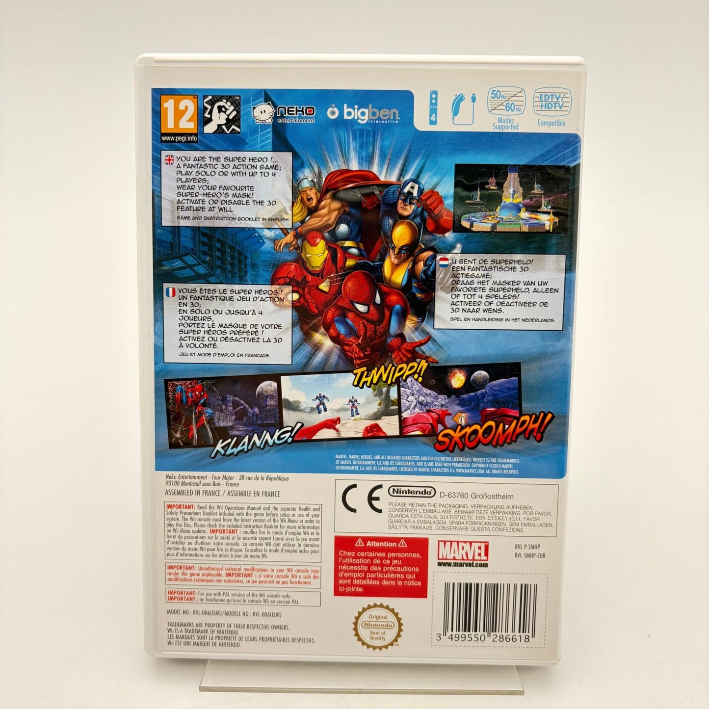 MARVEL SUPER HEROES 3D GRANDMASTER'S CHALLENGE - WII - Strike Games