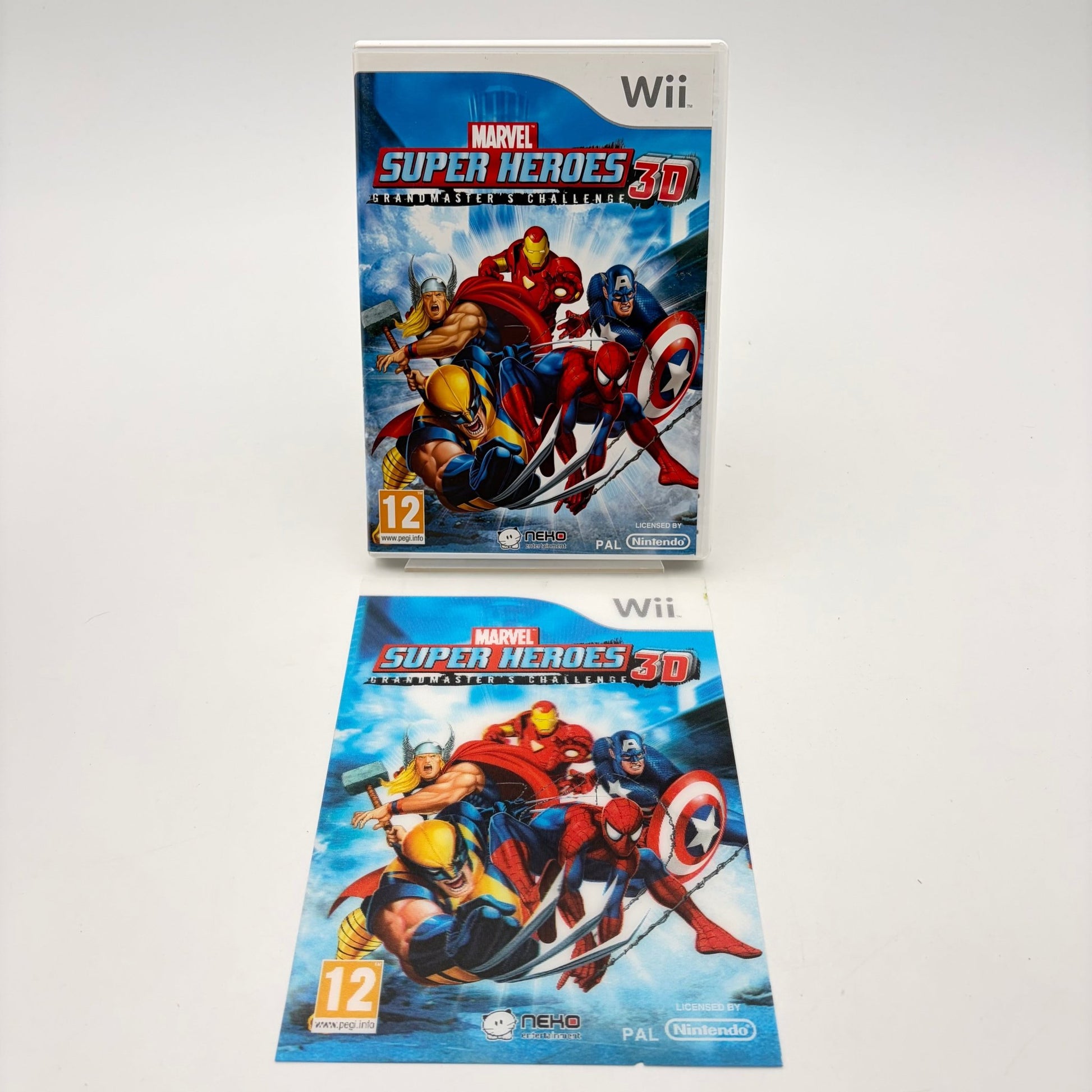 MARVEL SUPER HEROES 3D GRANDMASTER'S CHALLENGE - WII - Strike Games