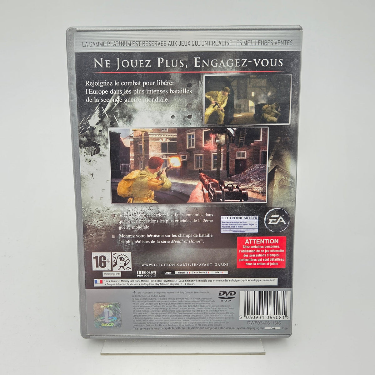 MEDAL OF HONOR AVANT-GARDE - PLAYSTATION 2 - Strike Games