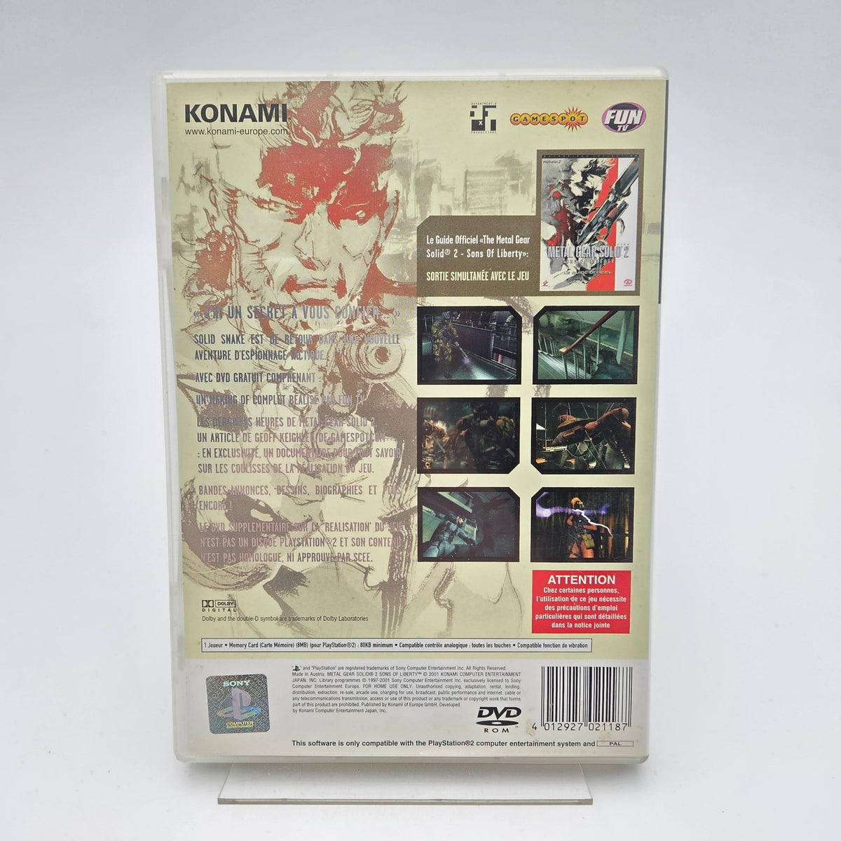METAL GEAR SOLID 2 SONS OF LIBERTY - PLAYSTATION 2 - Strike Games