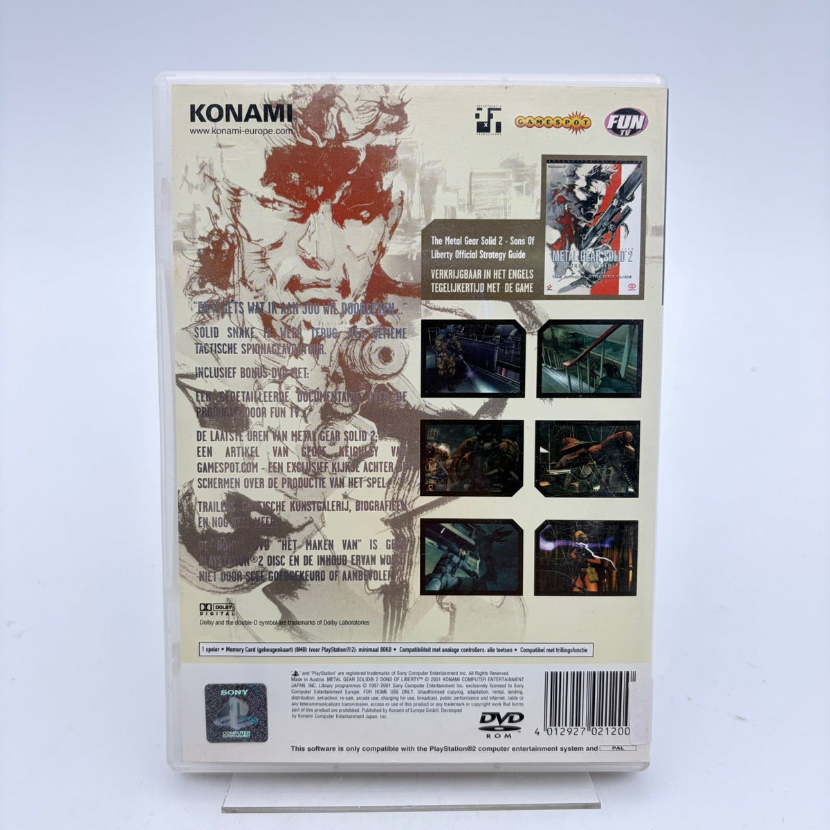METAL GEAR SOLID 2 SONS OF LIBERTY - PLAYSTATION 2 - Strike Games
